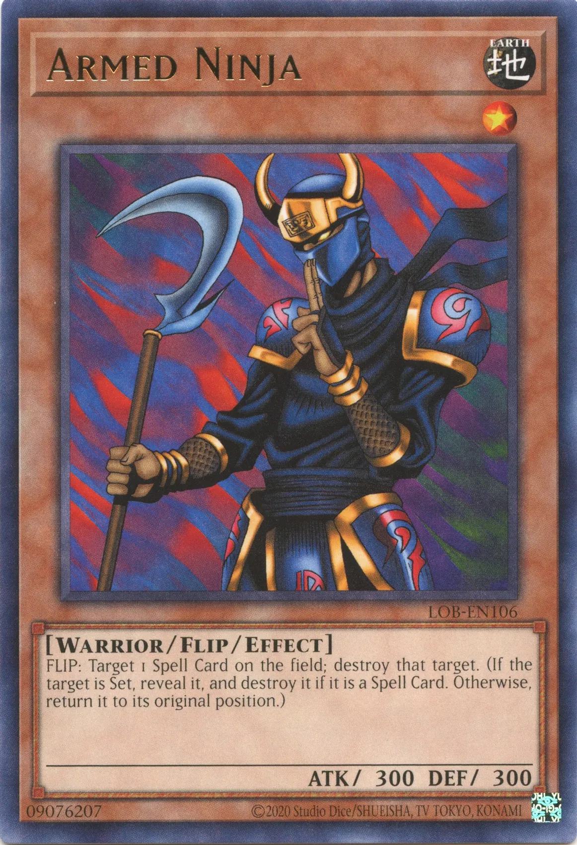 Armed Ninja - 25th Anniversary - LOB-EN106 - Rare - Unlimited