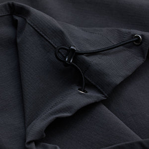 Charcoal Grey Relaxed Fit Parachute Pants