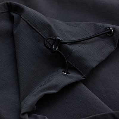 Charcoal Grey Relaxed Fit Parachute Pants