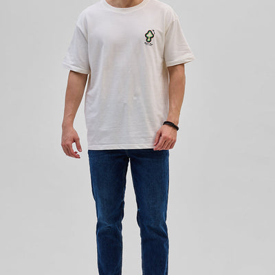 Toadstool White Oversized T-Shirt