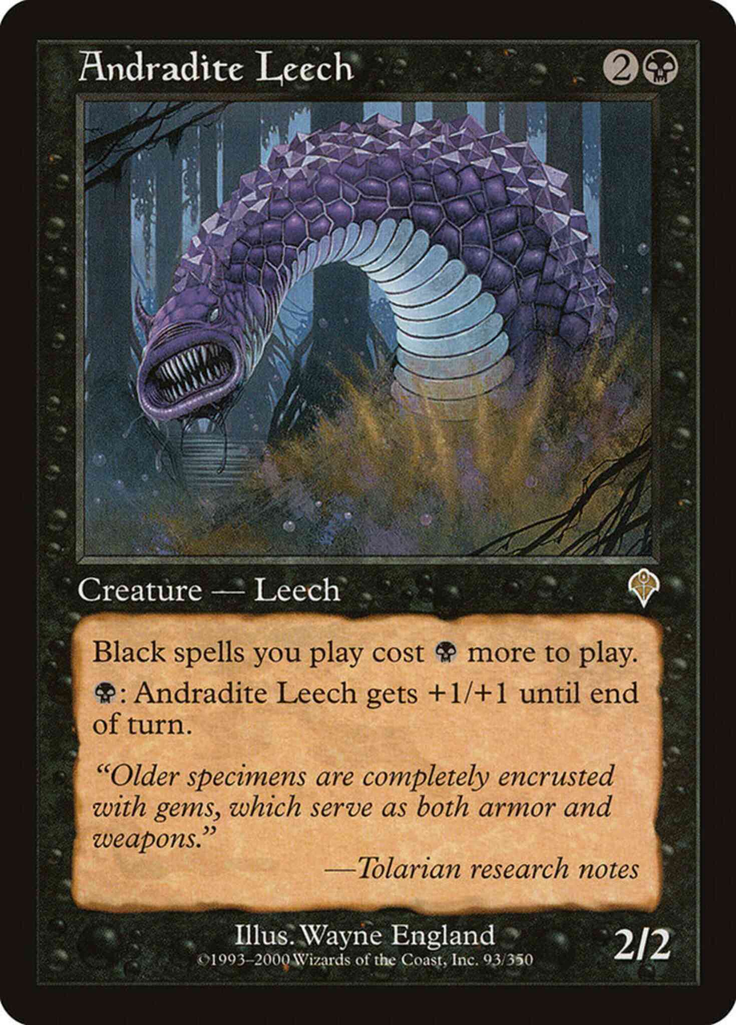 Andradite Leech [93] [Invasion] [Non-Foil]