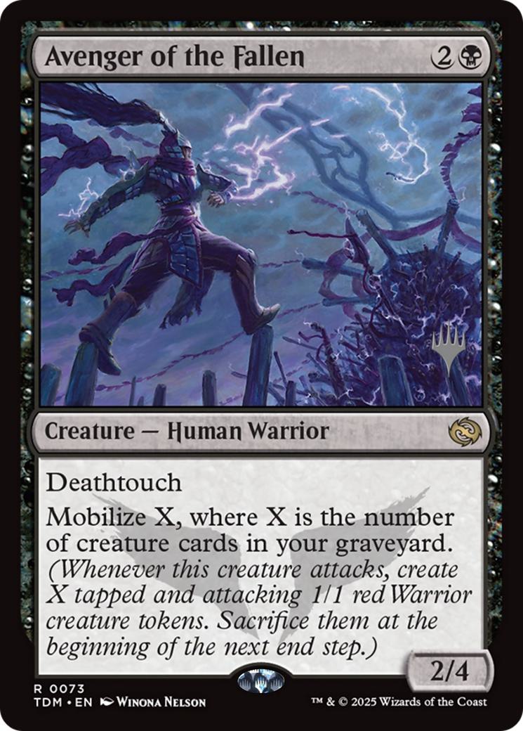 Avenger of the Fallen [73p] [Promo Pack] [Tarkir: Dragonstorm: Promos] [Non-Foil]
