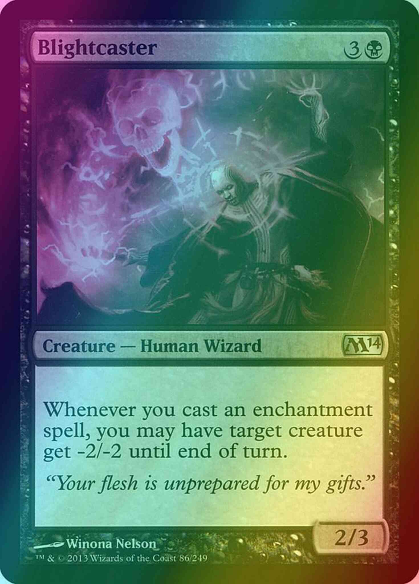 Blightcaster [86] [Magic 2014] [Foil]