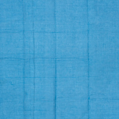 Light Blue Handloom Rasipuram Cotton Saree With Mango Buttas