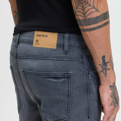 Grey Skinny Fit Jeans