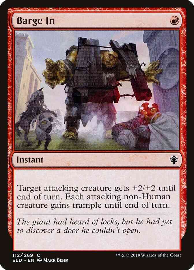 Barge In [112] [Throne of Eldraine] [Non-Foil]