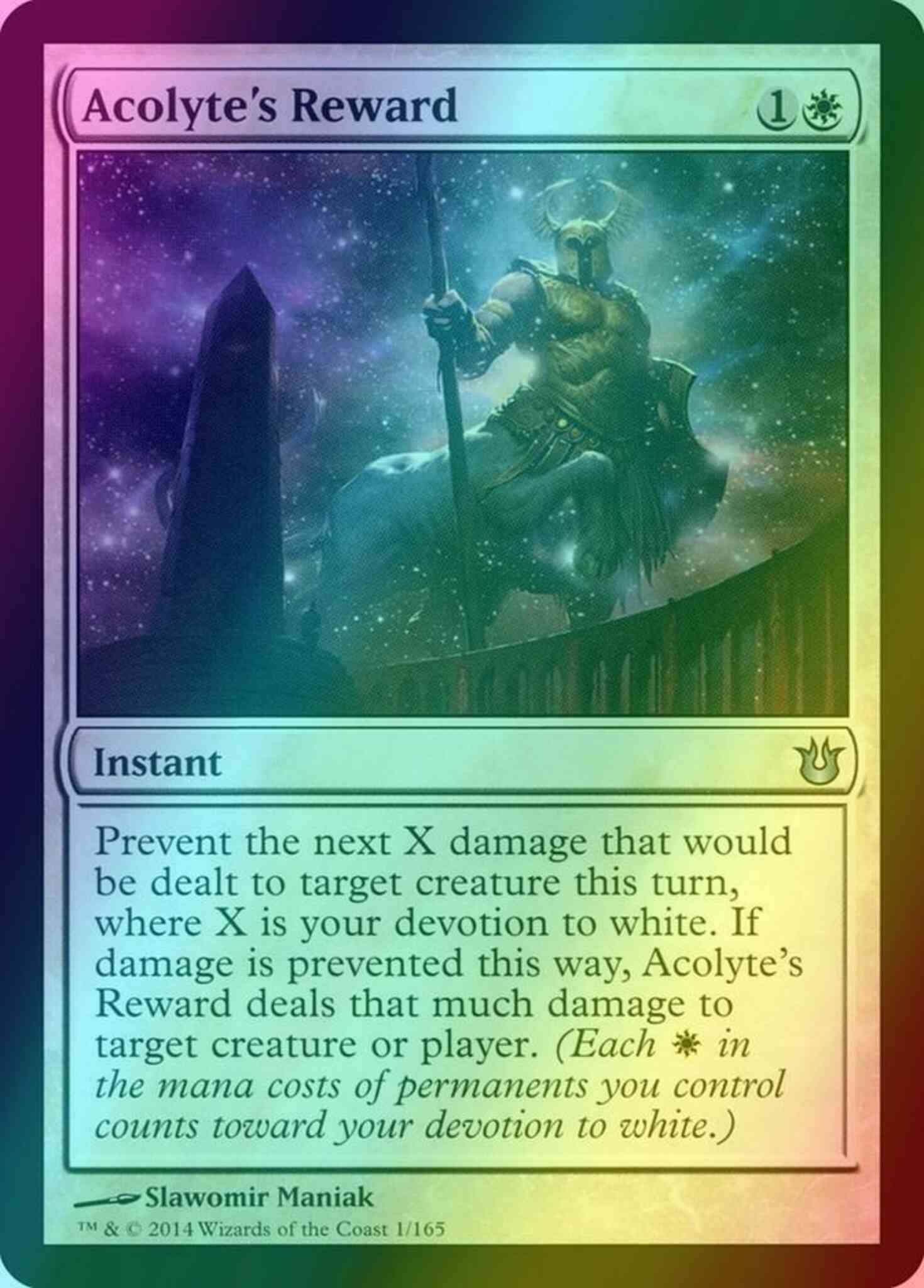 Acolyte's Reward [1] [Born of the Gods] [Foil]