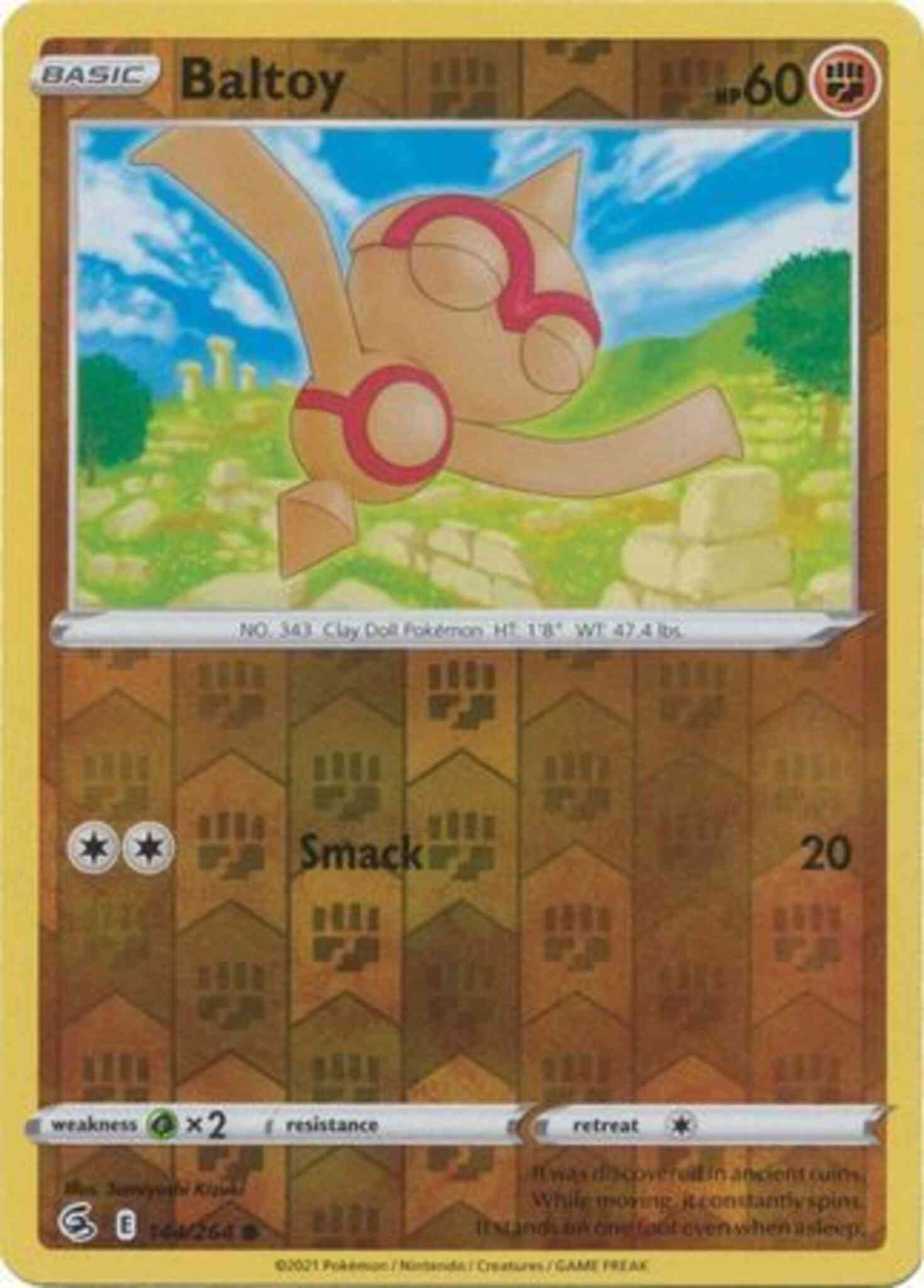 Baltoy - 144/264 - Common [SWSH8-144] [Reverse Holo]