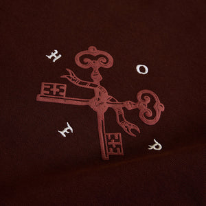 Legends Unchained Brown Embroidered Hoodie