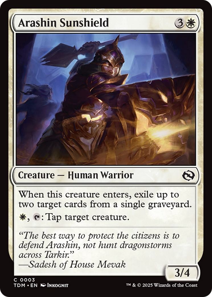 Arashin Sunshield [3] [Tarkir: Dragonstorm] [Non-Foil]