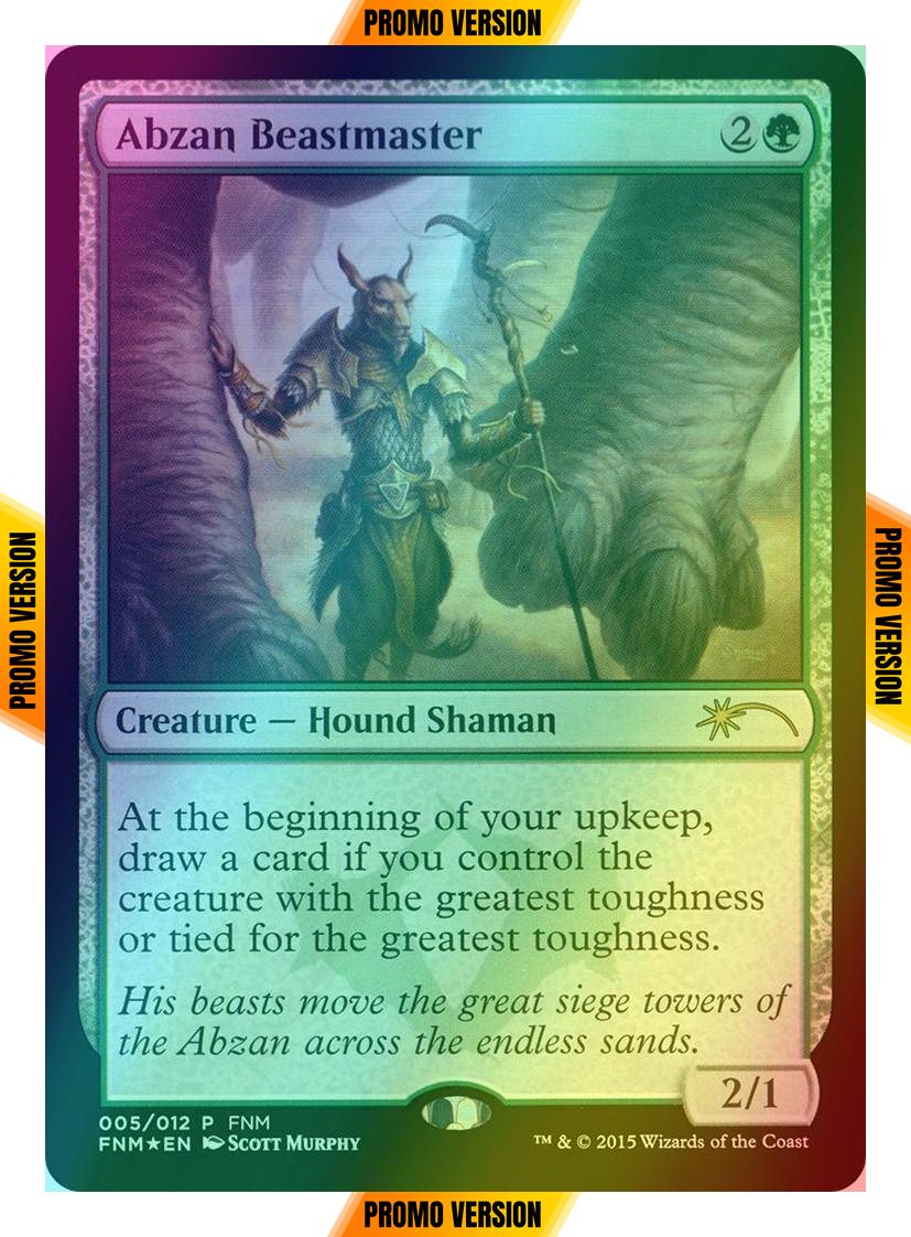 Abzan Beastmaster [Friday Night Magic 2015] [Foil]