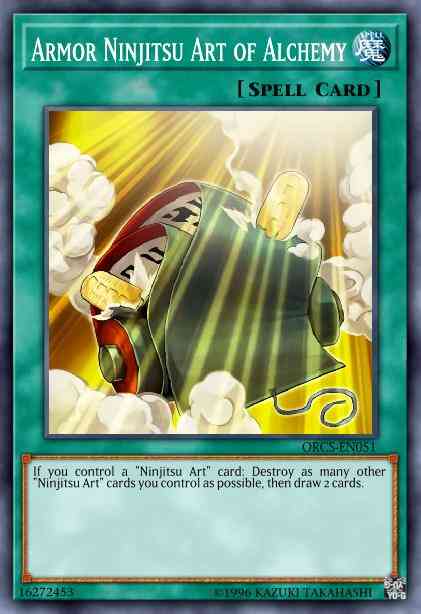 Armor Ninjitsu Art of Alchemy - SHVA-EN027 - Super Rare - 1st Edition