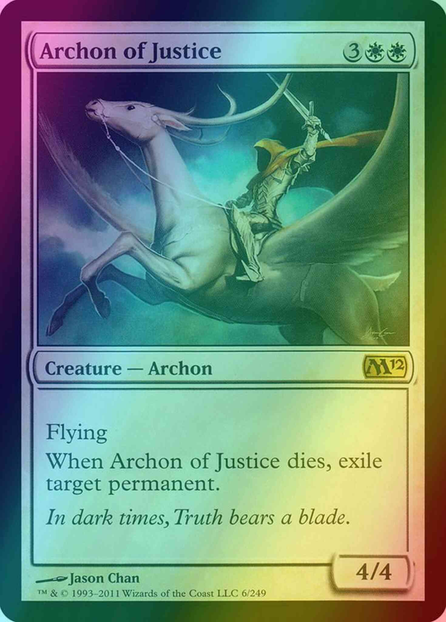 Archon of Justice [6] [Magic 2012] [Foil]