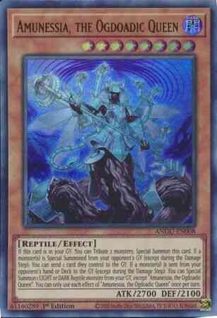Amunessia, the Ogdoadic Queen - ANGU-EN008 - Ultra Rare - 1st Edition