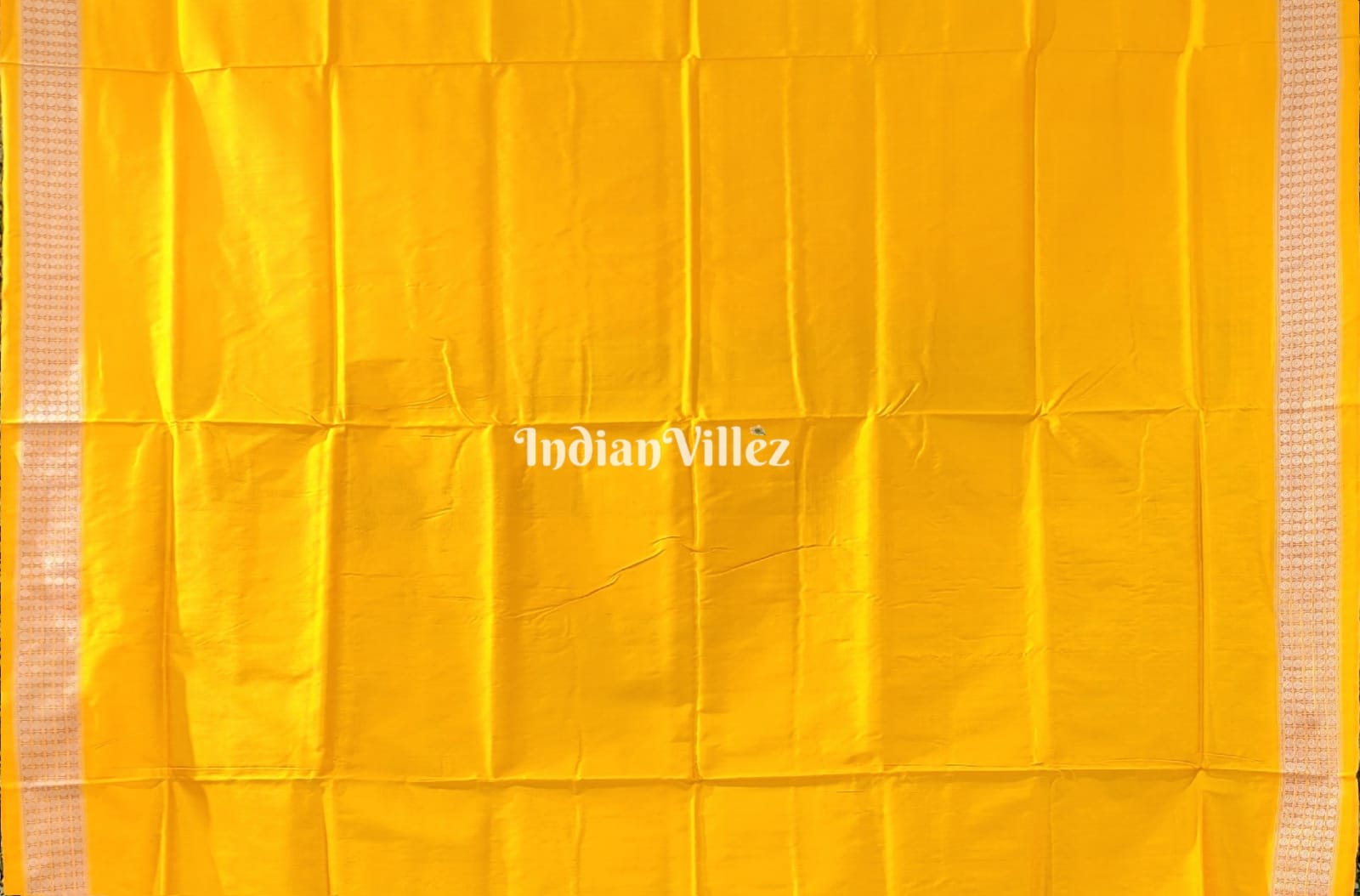 Green Yellow Nartaki Face Head Sambalpuri Ikat Silk Saree