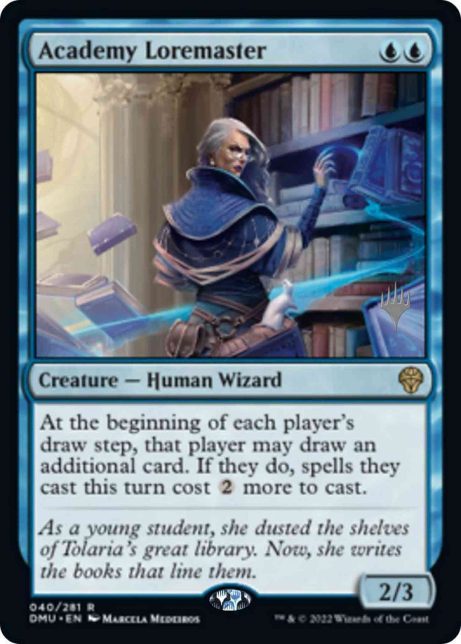 Academy Loremaster [40p] [Promo Pack] [Dominaria United: Promos] [Non-Foil]
