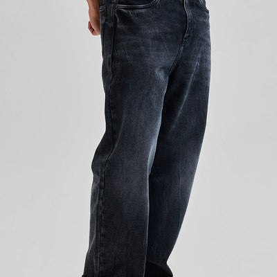 Charcoal Grey Loose Fit Jeans