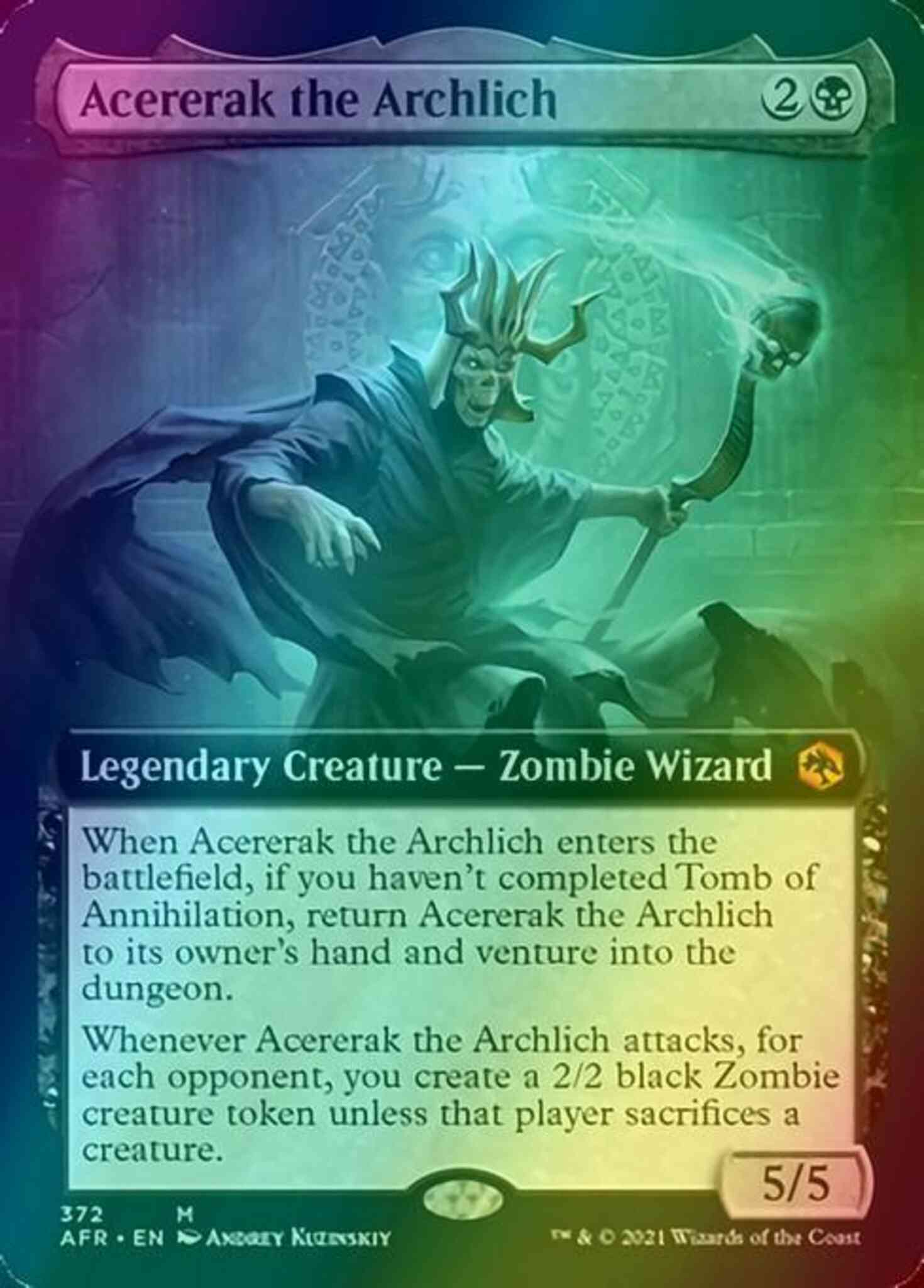 Acererak the Archlich [372] [Extended Art] [Adventures In The Forgotten Realms] [Foil]