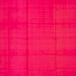 Red Handloom Uppada Silk Saree With Floral Buttas & Pink Pallu