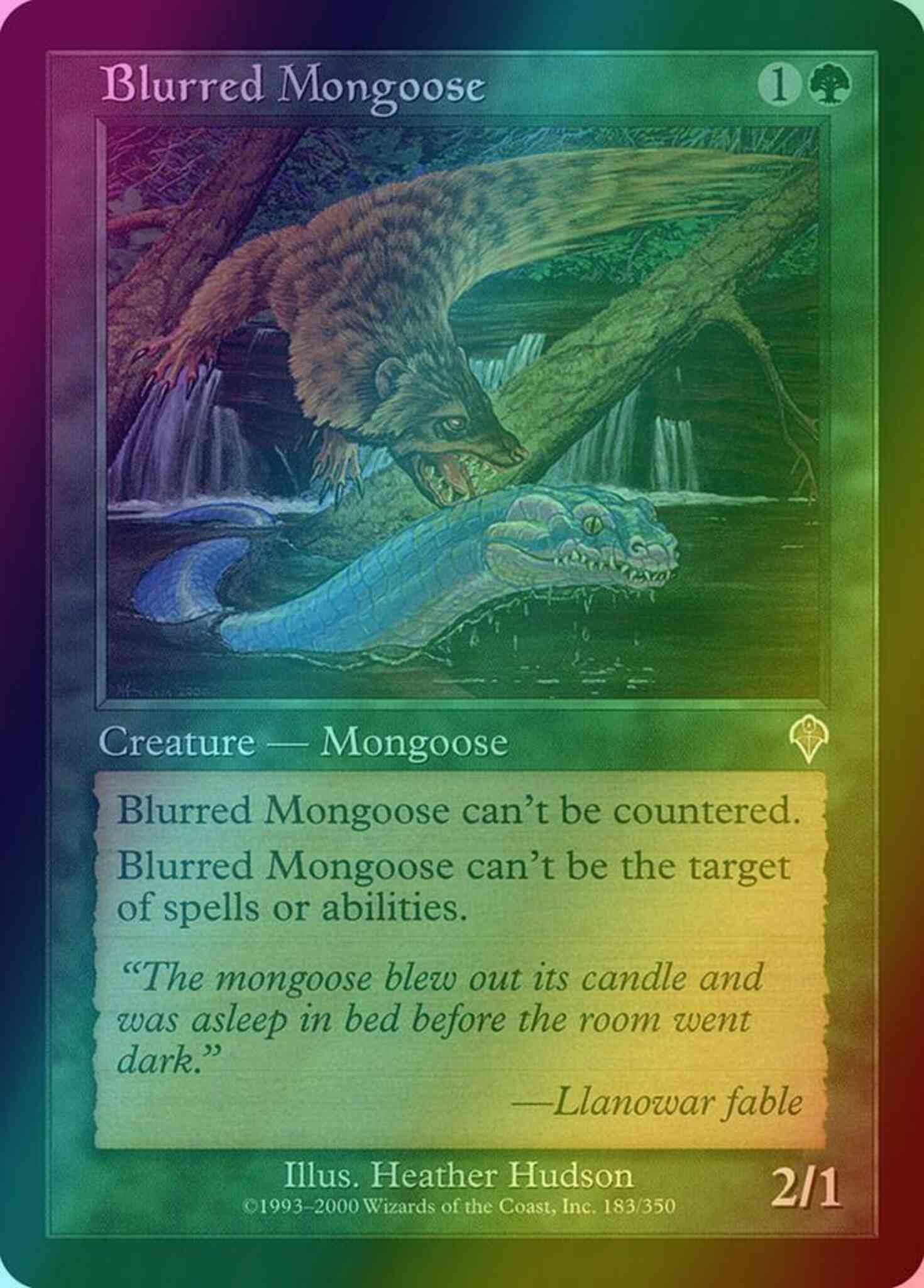 Blurred Mongoose [183] [Invasion] [Foil]