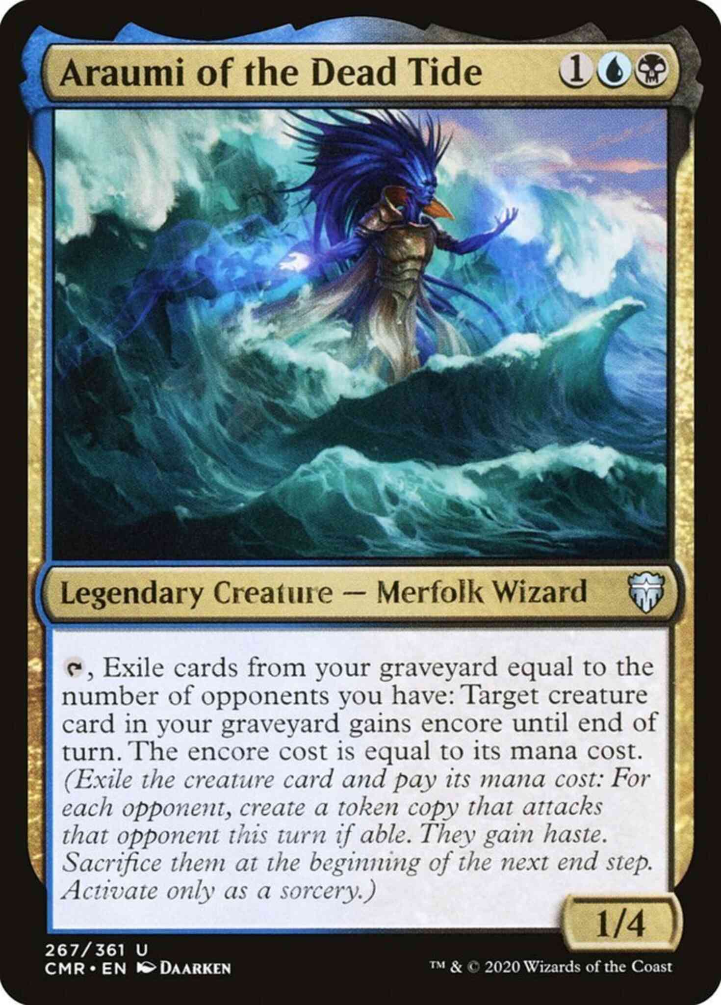 Araumi of the Dead Tide [267] [Commander Legends] [Non-Foil]