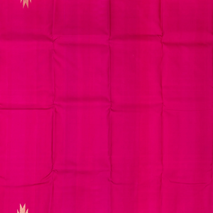 Baby Pink Handloom Kanchipuram Korvai Silk Saree With Pink Border