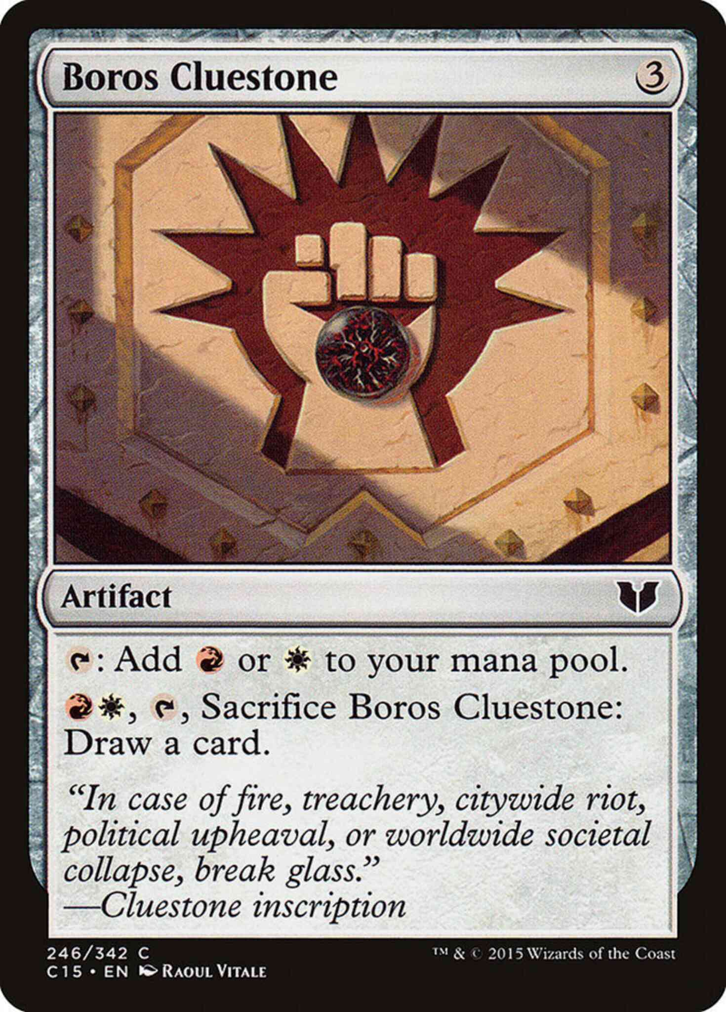 Boros Cluestone [246] [Commander 2015] [Non-Foil]