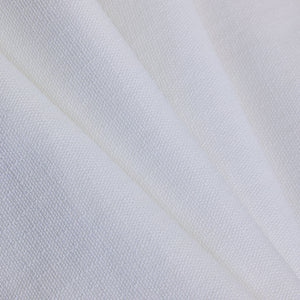 White Self-Design Slim Fit Trousers
