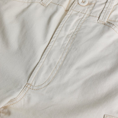 Off White Slim Fit Cargo Pants