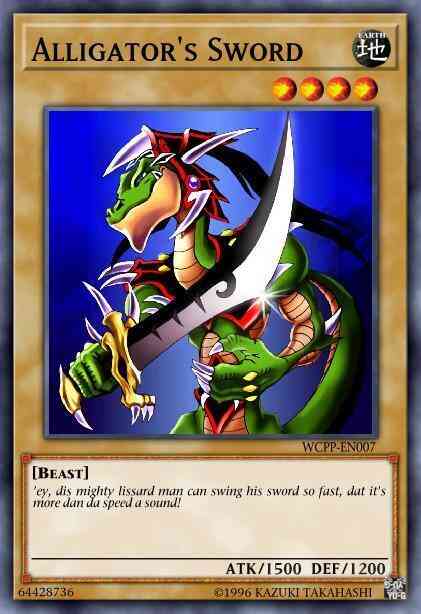 Alligator's Sword - WCPP-EN007 - Rare - Limited