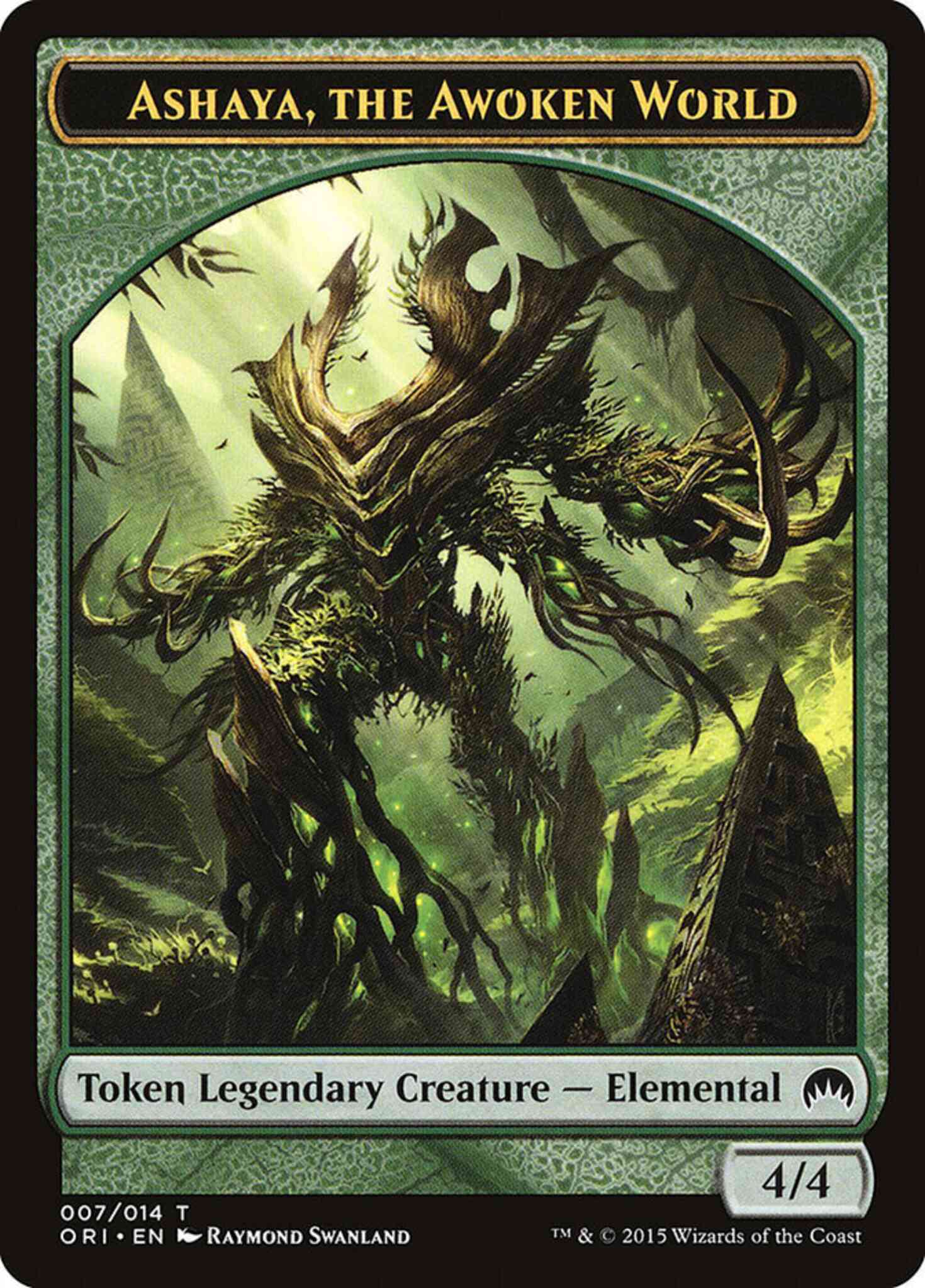 Ashaya, the Awoken World Token [07] [Magic Origins Tokens] [Non-Foil]