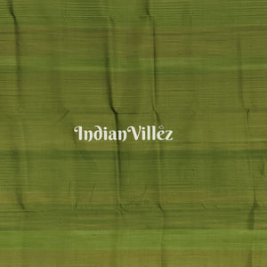 Light Coffee with Green Odisha Ikat Contemporary Tarabali Silk Saree