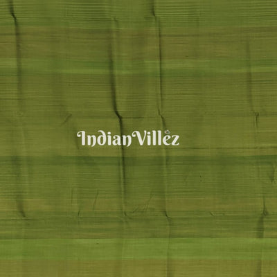 Light Coffee with Green Odisha Ikat Contemporary Tarabali Silk Saree