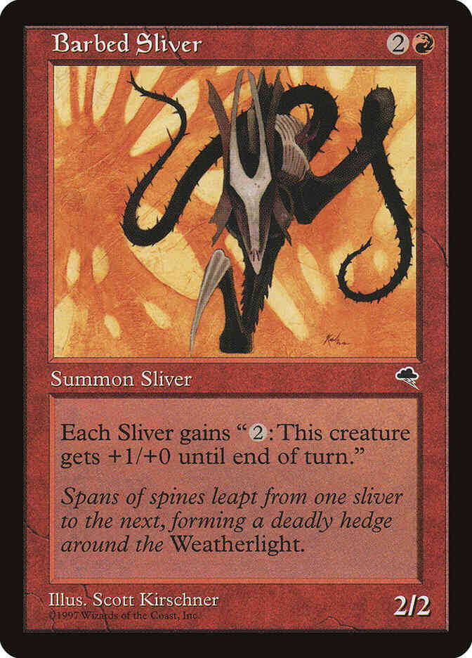 Barbed Sliver [163] [Tempest] [Non-Foil]