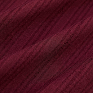 Maroon Slim Fit Stripes Shirt
