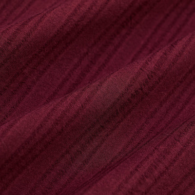 Maroon Slim Fit Stripes Shirt
