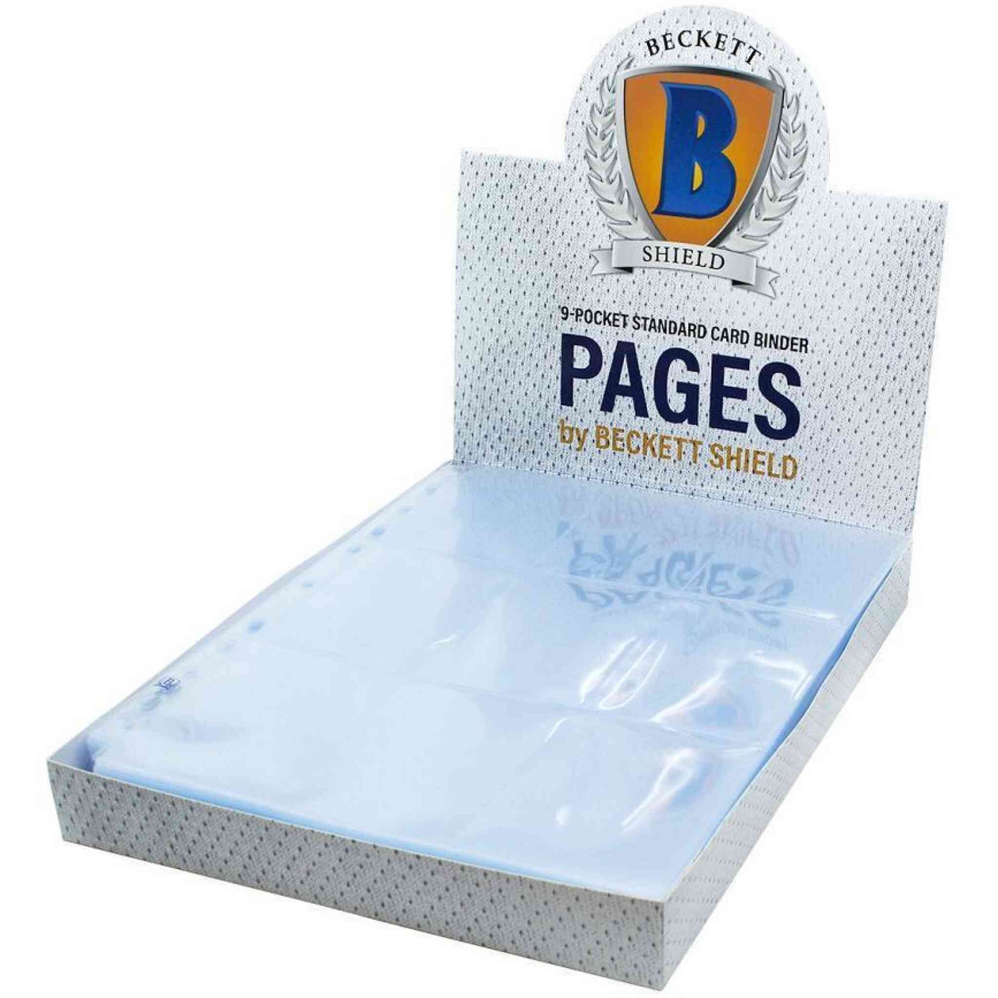 Beckett Shield Binder Pages - 9-Pocket - 100ct