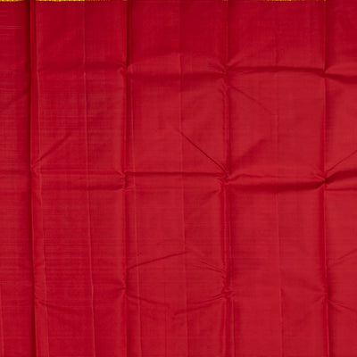 Cream Handloom Kanchipuram Korvai Silk Saree With Zari Buttas