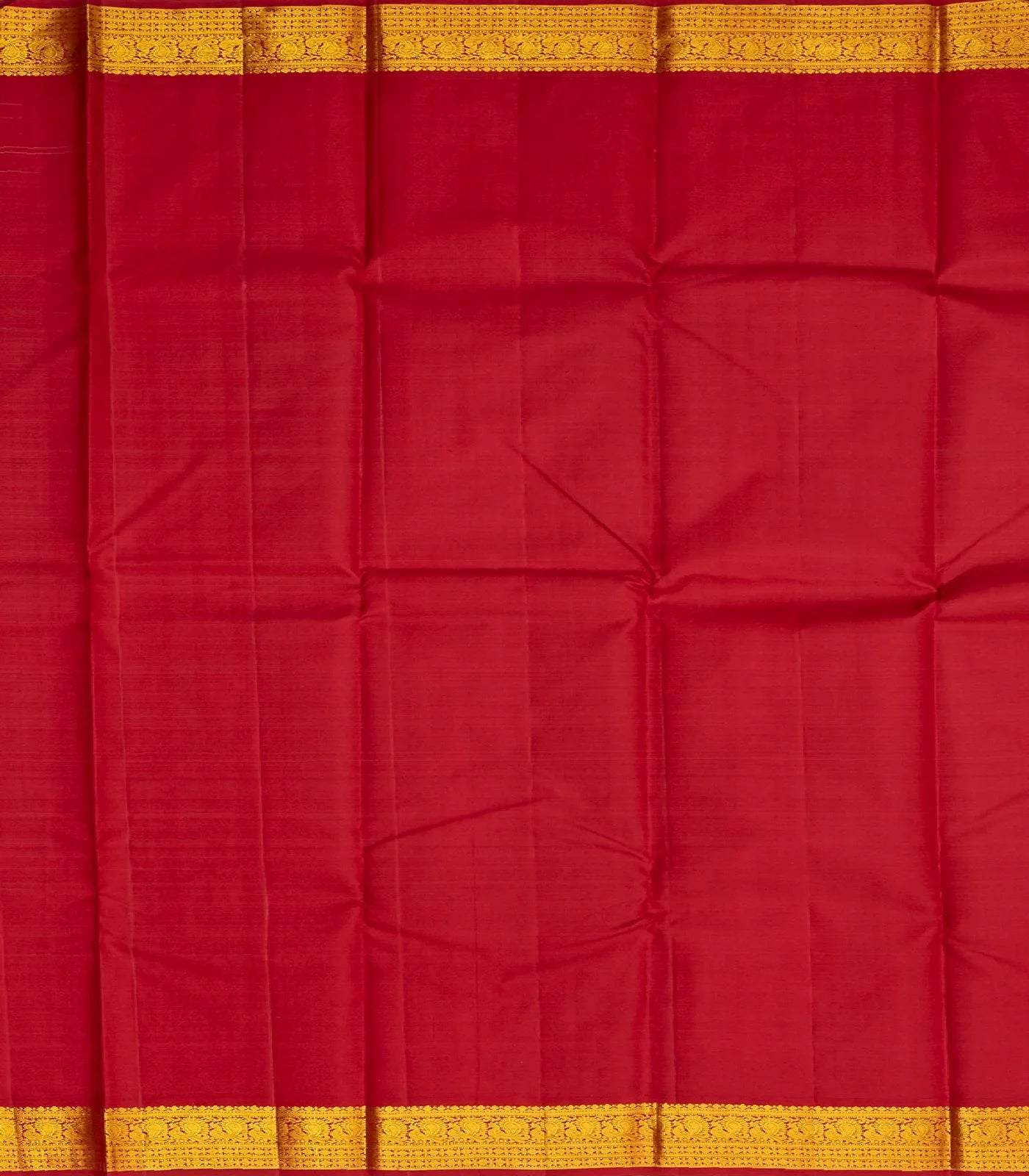 Cream Handloom Kanchipuram Korvai Silk Saree With Zari Buttas