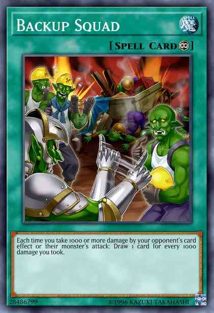 Backup Squad - MP18-EN145 - Rare - 1st Edition
