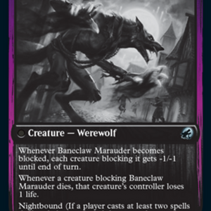 Baneblade Scoundrel // Baneclaw Marauder [85] [Innistrad: Double Feature] [Non-Foil]