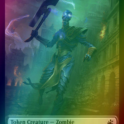 Bird Token (01) // Zombie Token (06) [Ravnica Remastered: Tokens] [Foil]
