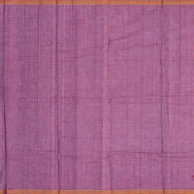 Magenta Handloom Kanchi Cotton Saree With Diamond Motifs