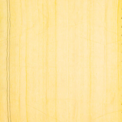 Yellow Bengal Cotton Saree With Mango Motifs