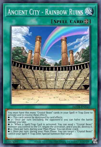 Ancient City - Rainbow Ruins - LCGX-EN168 - Common - 1st Edition