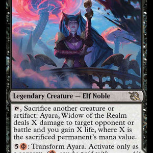 Ayara, Widow of the Realm // Ayara, Furnace Queen [90] [March of the Machine] [Non-Foil]