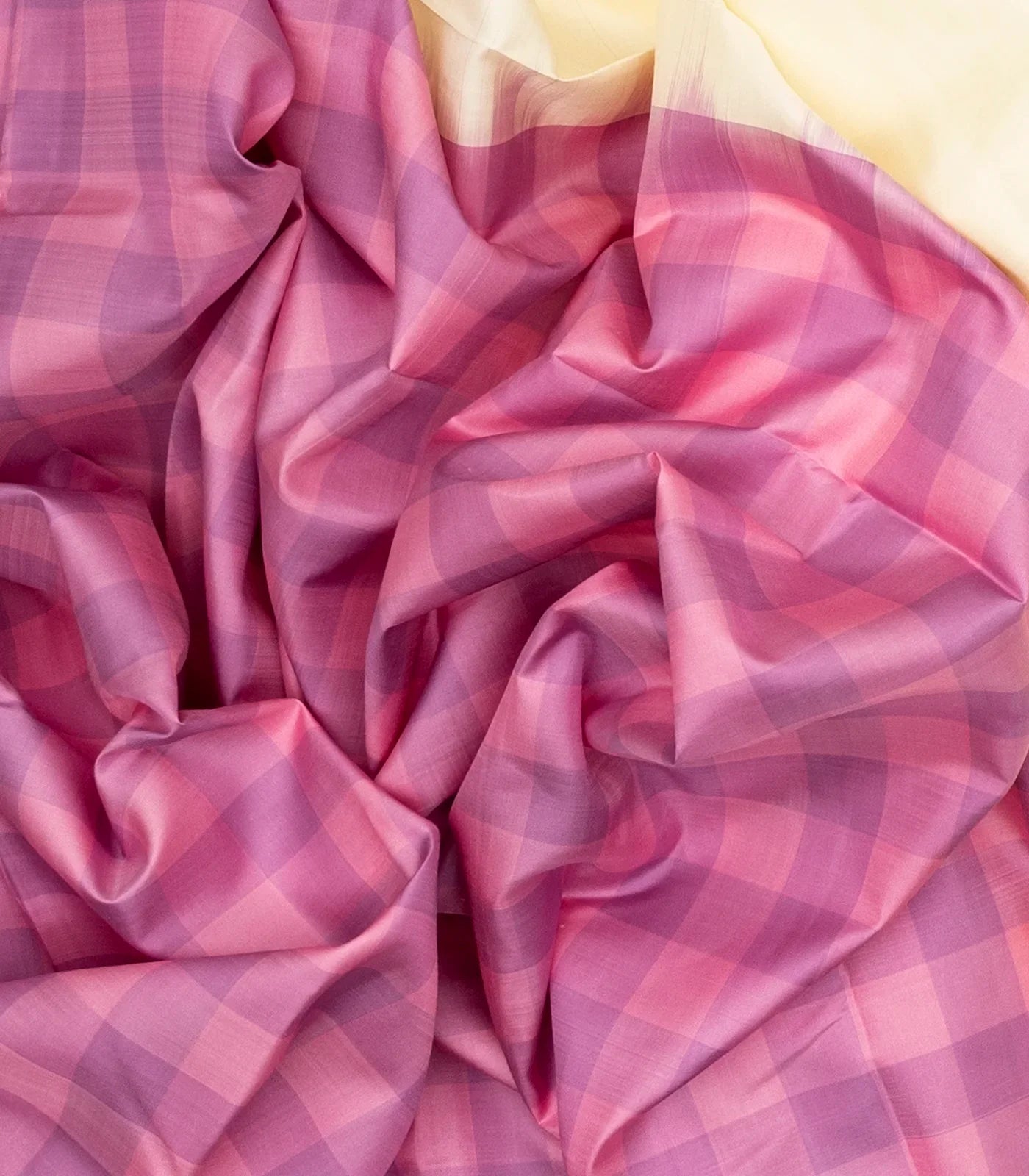 Cream Handloom Kanchipuram Silk Saree With Bird Motifs