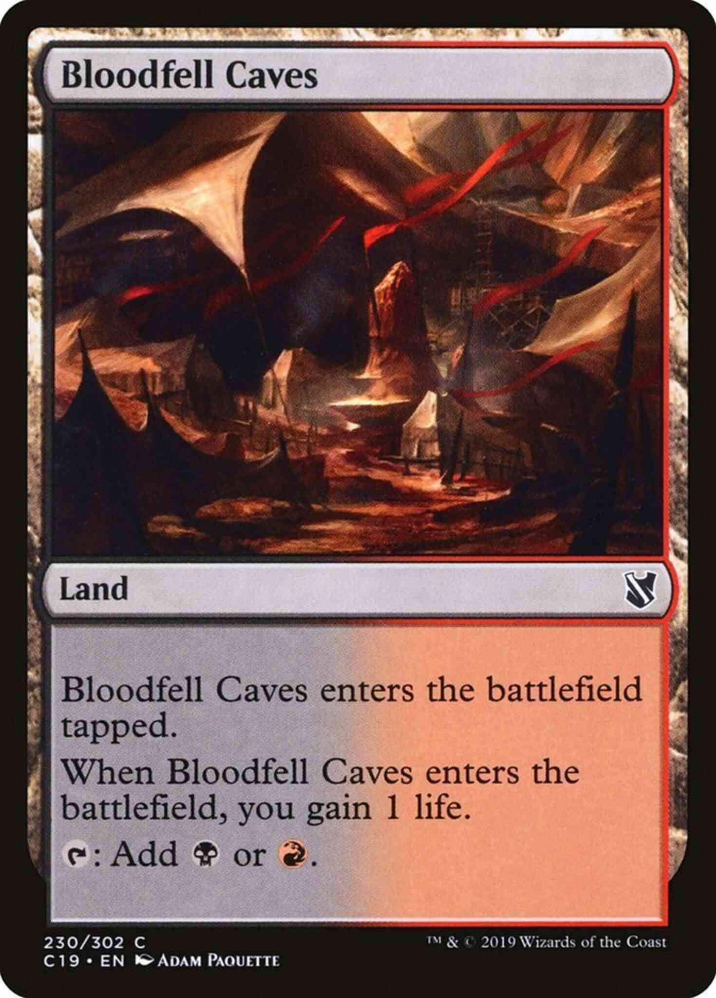 Bloodfell Caves [230] [Commander 2019] [Non-Foil]
