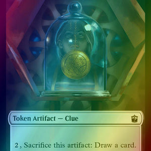 Alien Token (02) // Clue Token (23) [Universes Beyond: Doctor Who: Tokens] [Foil]