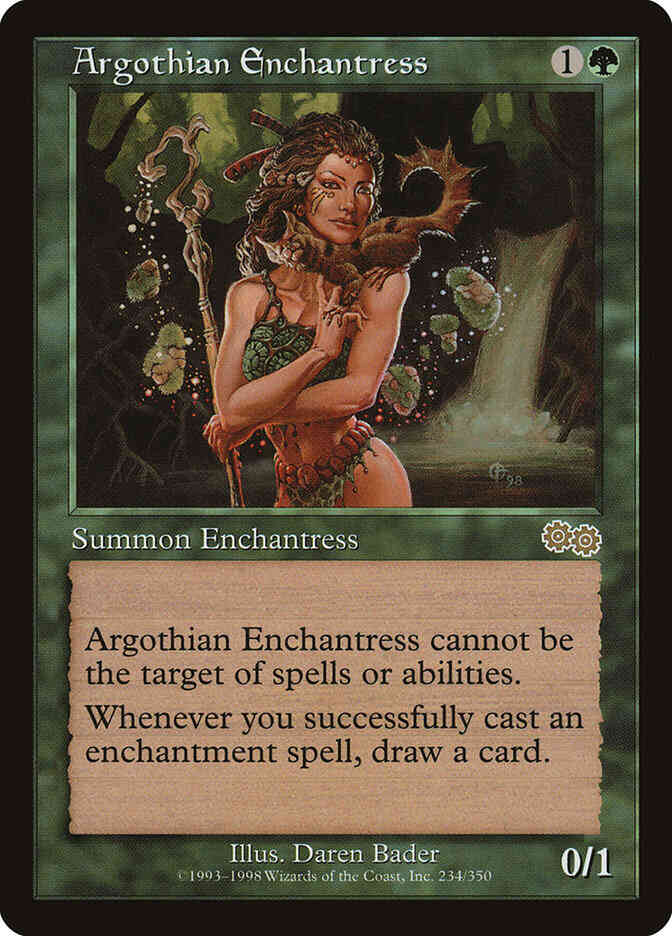 Argothian Enchantress [234] [Urza's Saga] [Non-Foil]